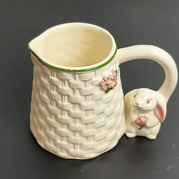 Avon Easter Bunny Set Of 4 Pcs Ceramic Decor - Picture 10 of 17